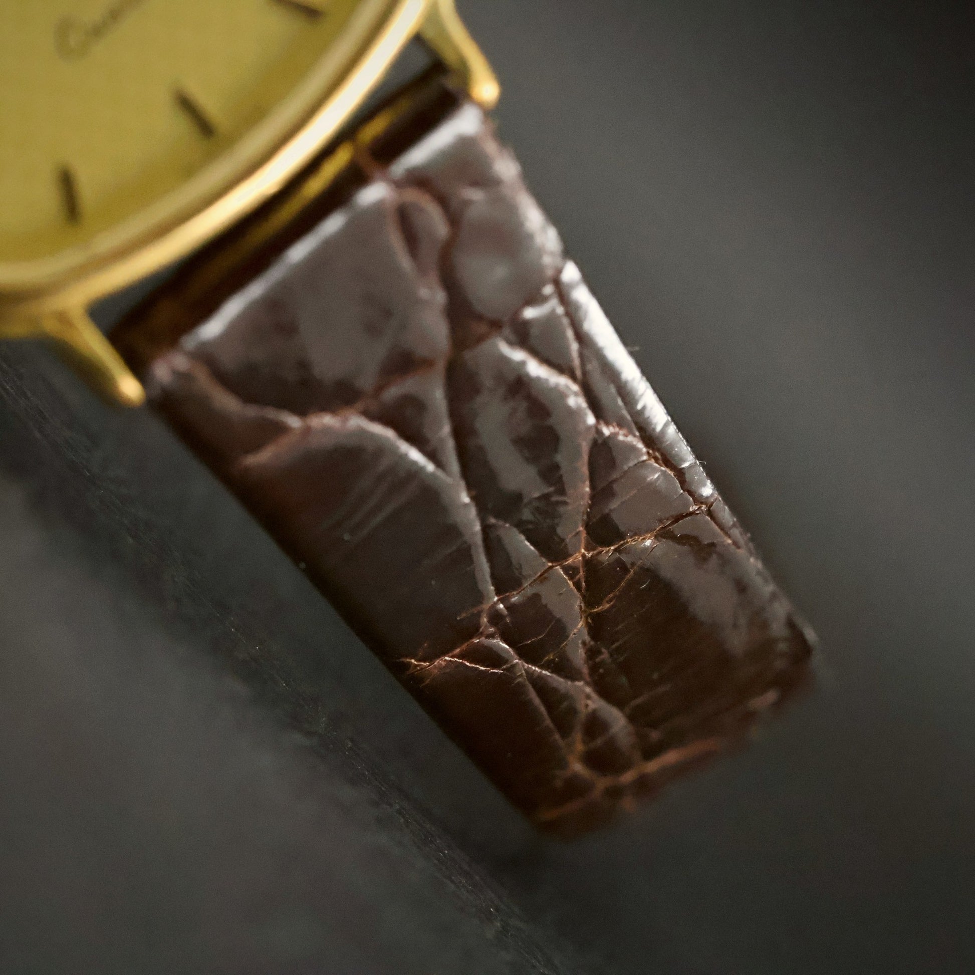 Longines Quartz | Champagne Guilloche Dial | Gold Cushion Case | Ultra-Thin, view 14