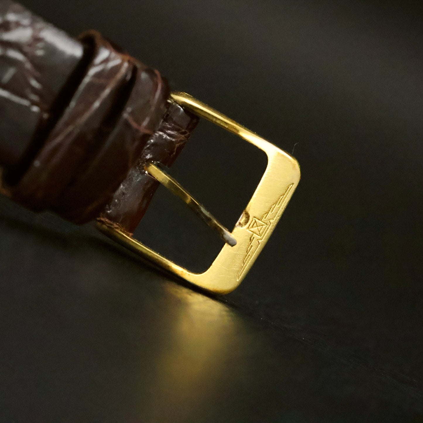 Longines Quartz | Champagne Guilloche Dial | Gold Cushion Case | Ultra-Thin, view 18