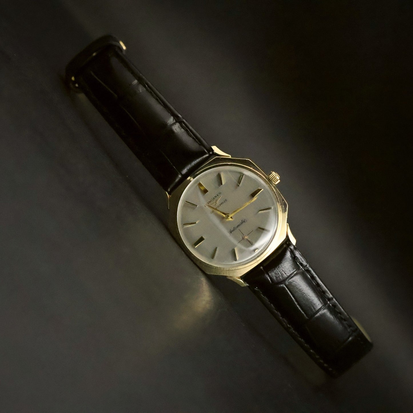 Longines Grand Prize Automatic | Silver Dial | 10K Gold Filled | Sub-Seconds, view 4