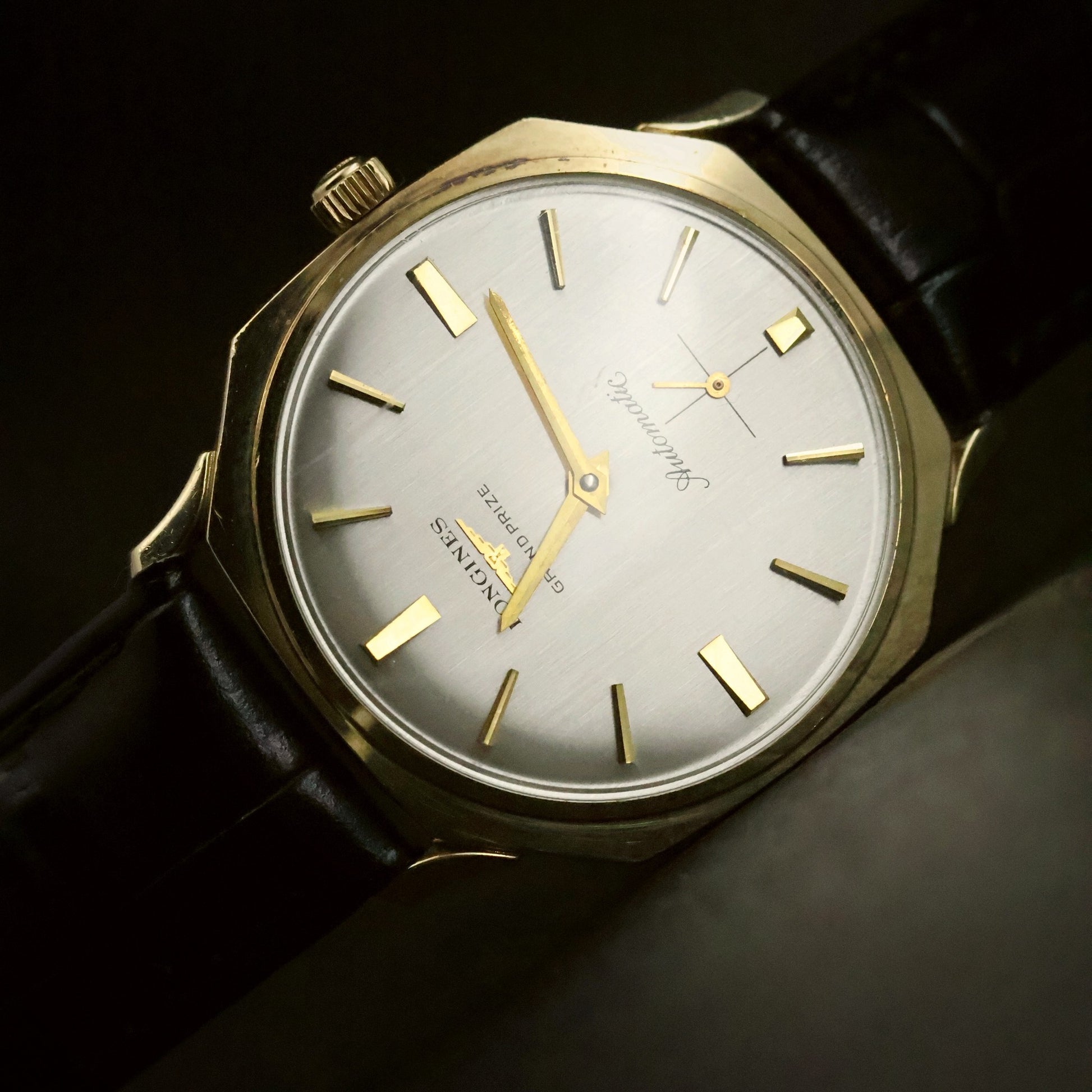 Longines Grand Prize Automatic | Silver Dial | 10K Gold Filled | Sub-Seconds, view 6