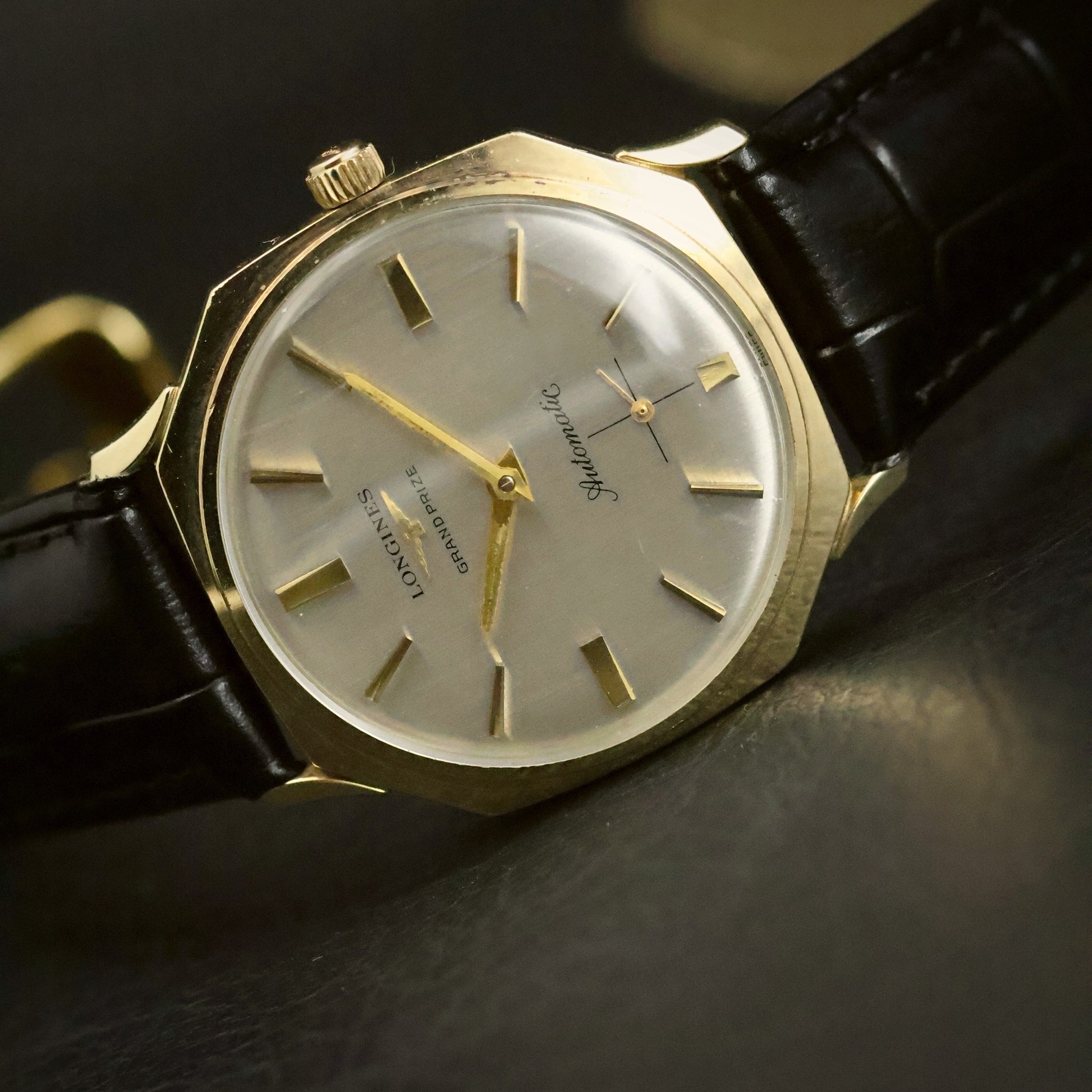 Longines Grand Prize Automatic | Silver Dial | 10K Gold Filled | Sub-Seconds, view 5