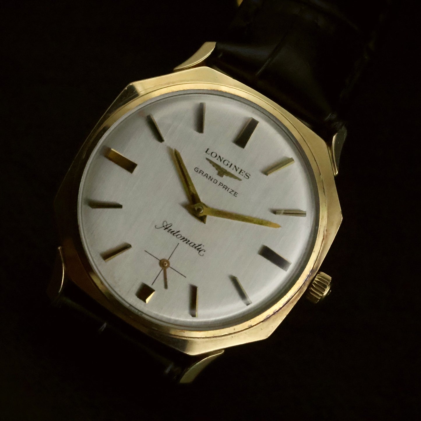 Longines Grand Prize Automatic | Silver Dial | 10K Gold Filled | Sub-Seconds, view 11