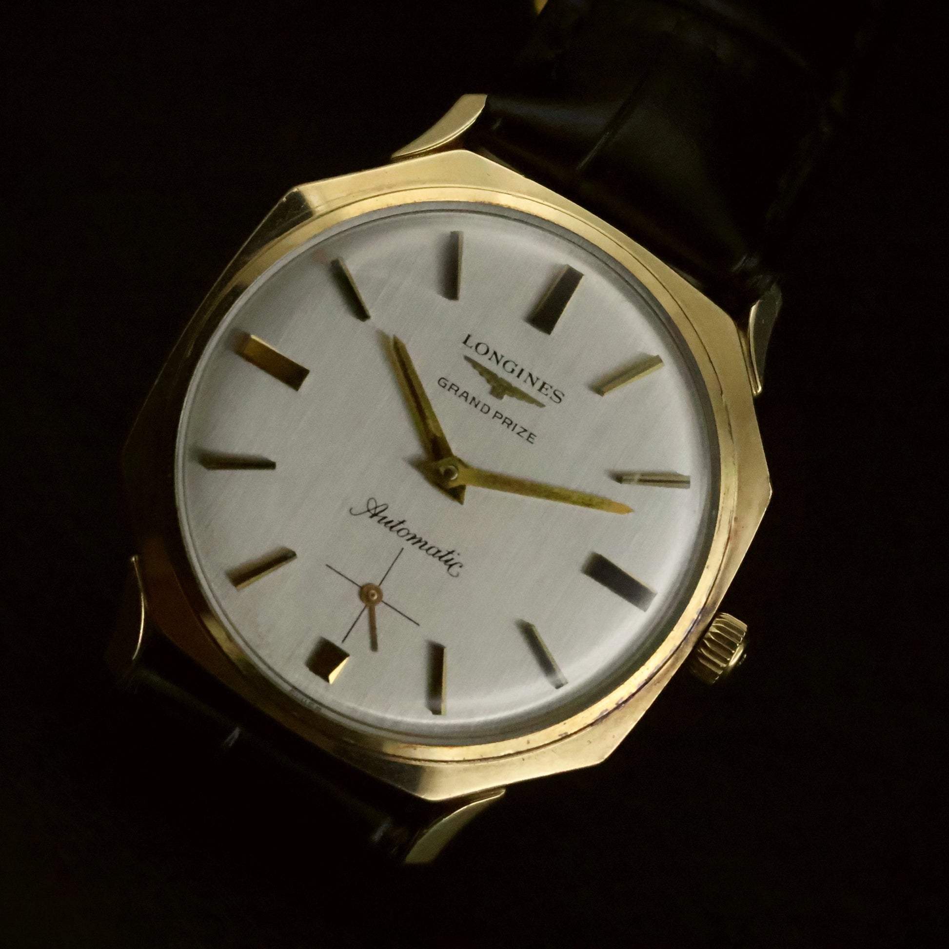 Longines Grand Prize Automatic | Silver Dial | 10K Gold Filled | Sub-Seconds, view 11