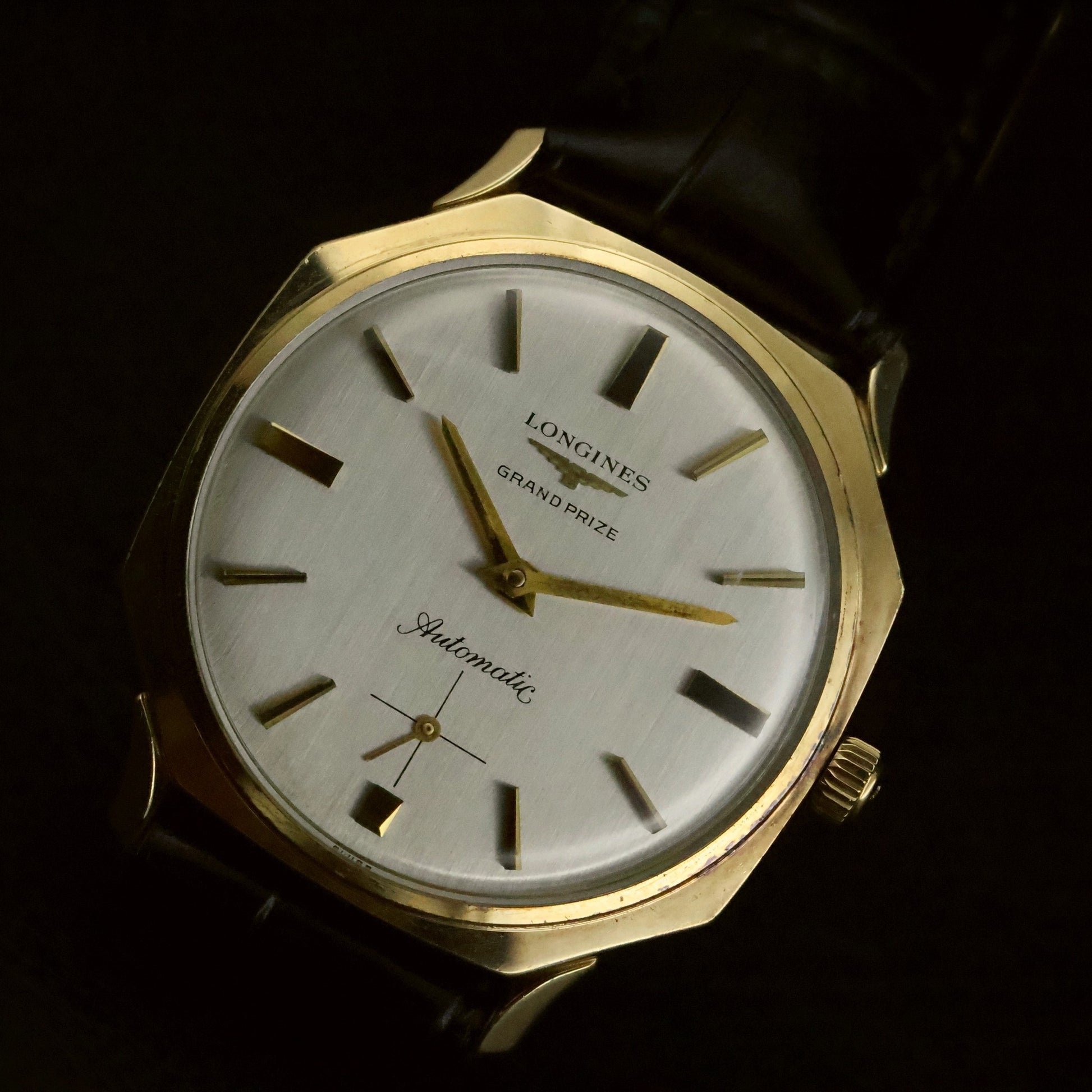 Longines Grand Prize Automatic | Silver Dial | 10K Gold Filled | Sub-Seconds, view 14