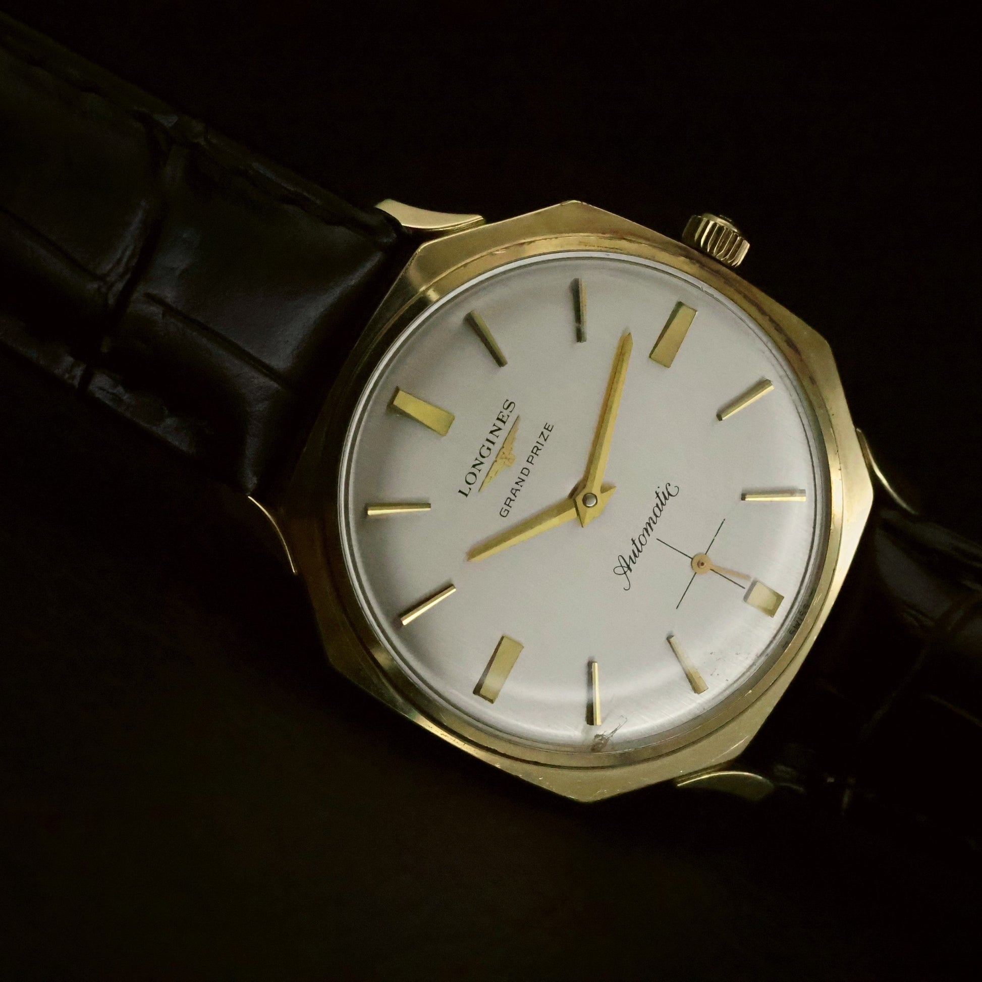 Longines Grand Prize Automatic | Silver Dial | 10K Gold Filled | Sub-Seconds, view 17
