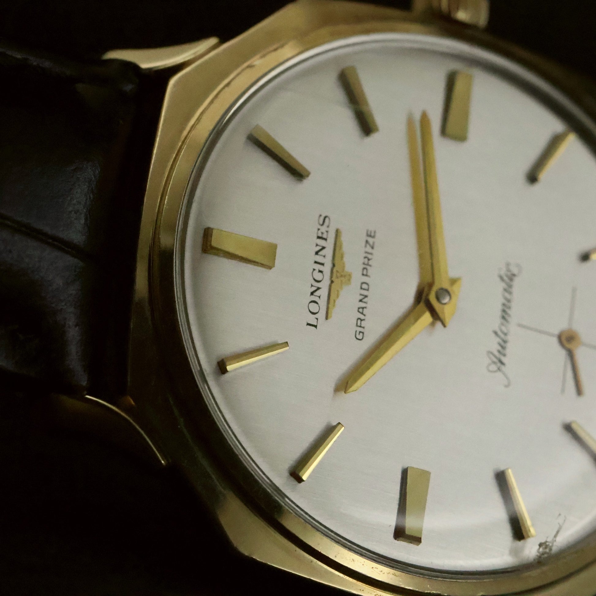 Longines Grand Prize Automatic | Silver Dial | 10K Gold Filled | Sub-Seconds, view 19