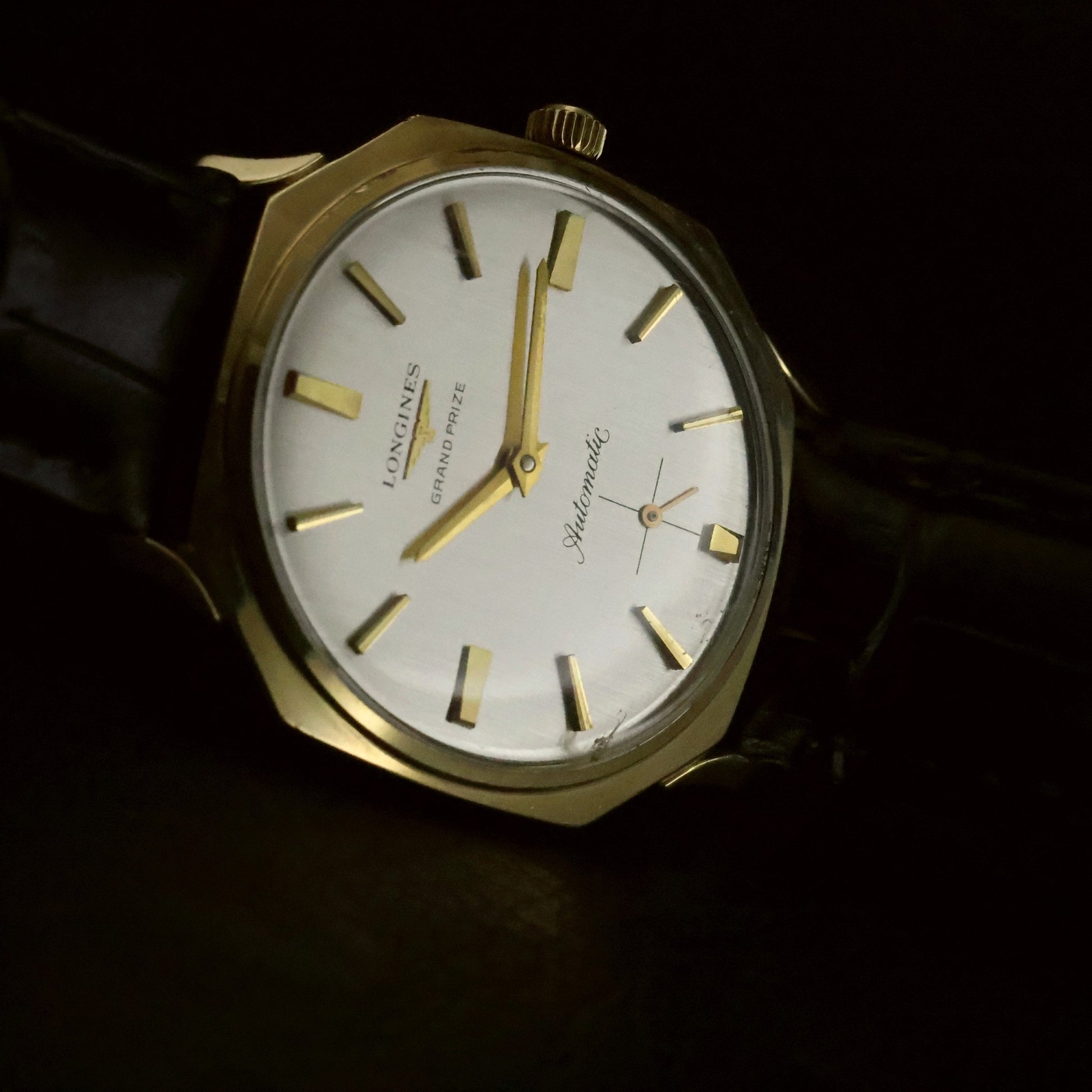 Longines Grand Prize Automatic | Silver Dial | 10K Gold Filled | Sub-Seconds, view 20