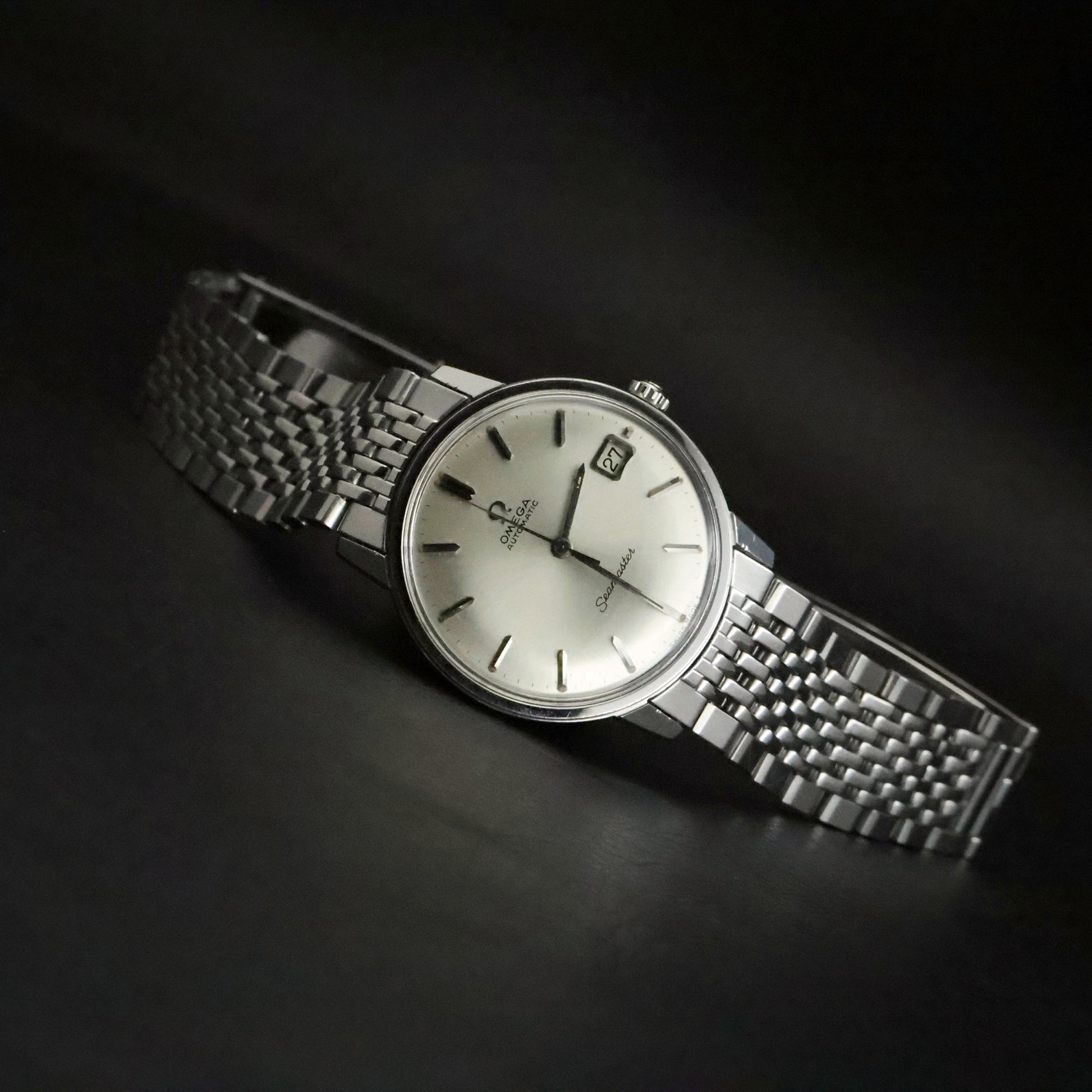Omega Seamaster Automatic | Silver Dial | Steel | Original Beads of Rice Bracelet, view 19