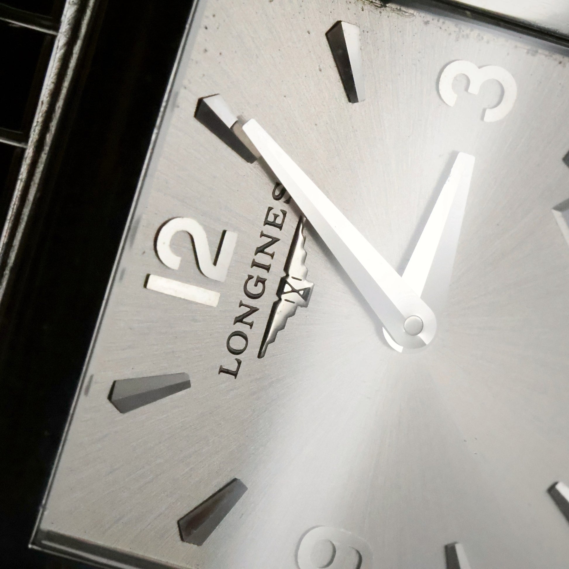 Longines | Silver Dial | Stainless Steel Square Case | Integrated Bracelet, view 9