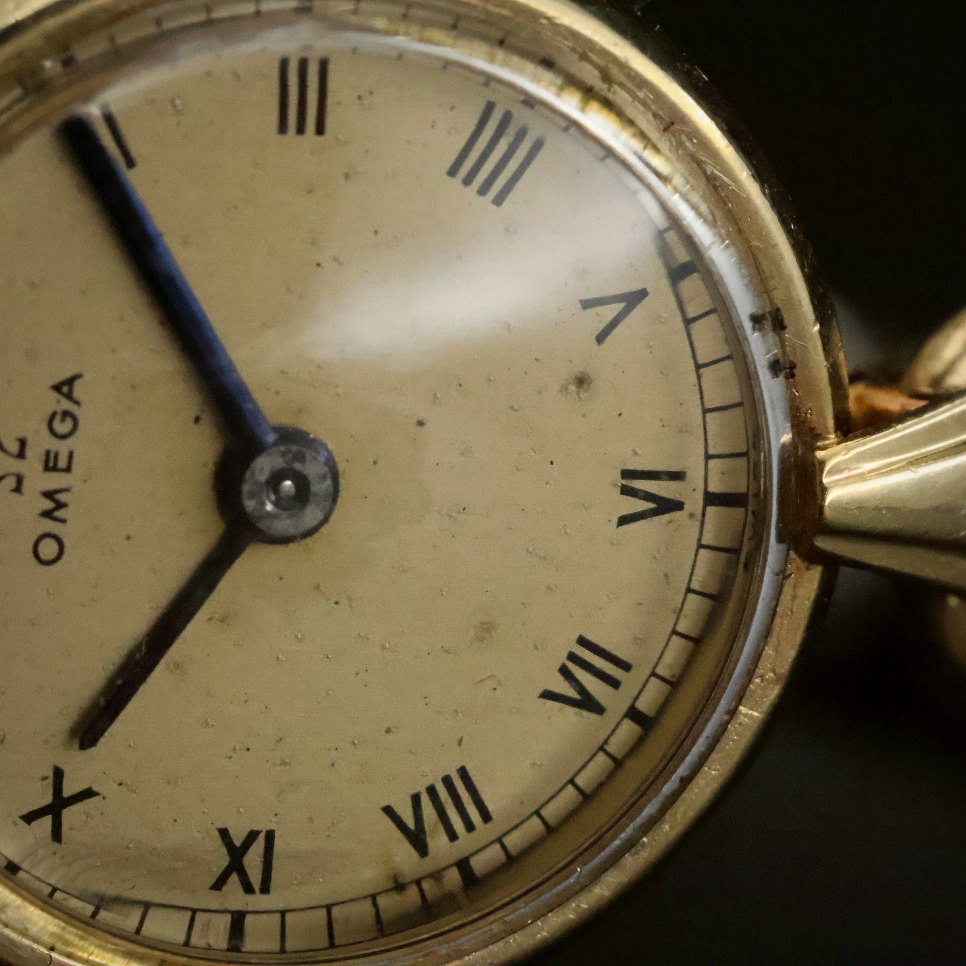 Omega Ladies Cocktail Watch | Solid 14K Gold Case | Roman Dial | Circa 1940, view 6