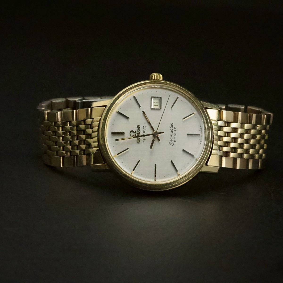 Omega Seamaster De Ville | Quartz | 10K Gold Filled | Named 1979 Service Award, view 1