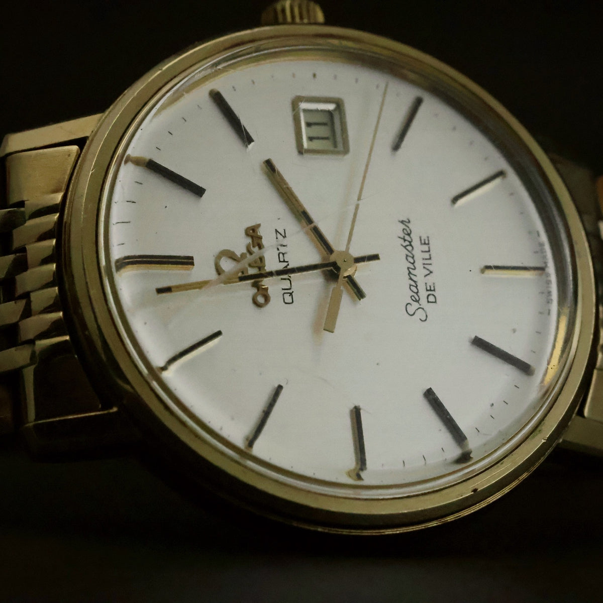 Omega Seamaster De Ville | Quartz | 10K Gold Filled | Named 1979 Service Award, view 8