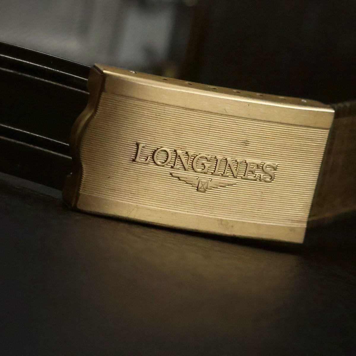 Longines Quartz | Silver Linen Dial | Gold-Tone Cushion | Named 1981 Service Award, view 8