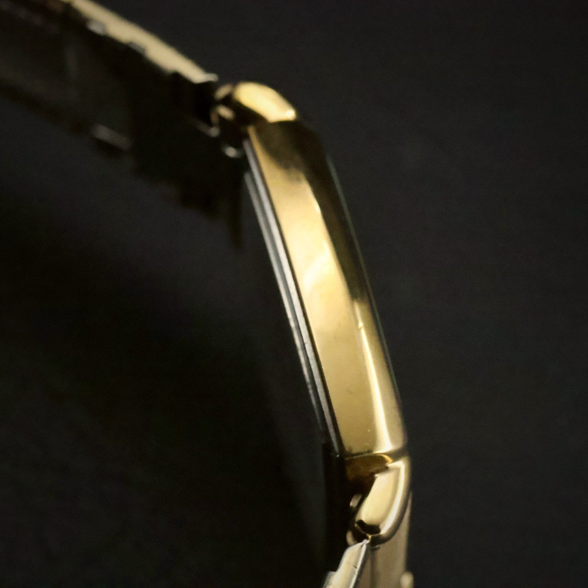 Longines Quartz | Silver Linen Dial | Gold-Tone Cushion | Named 1981 Service Award, view 11