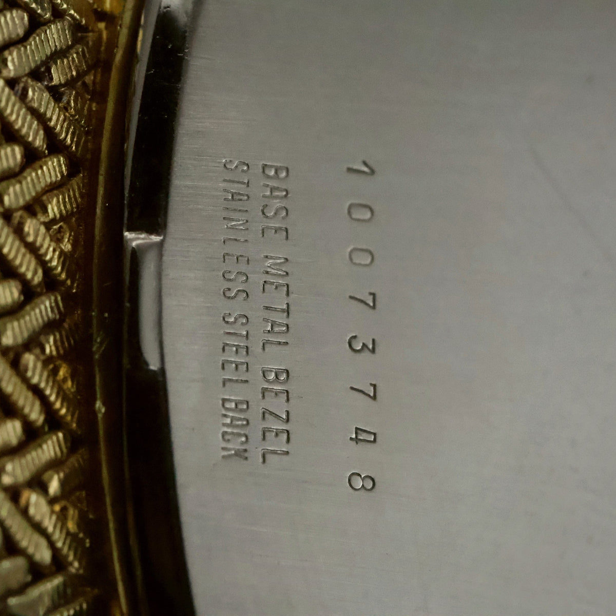 Accutron Swiss | Champagne Dial | Gold-Tone Cushion | Woven Mesh Bracelet, view 12