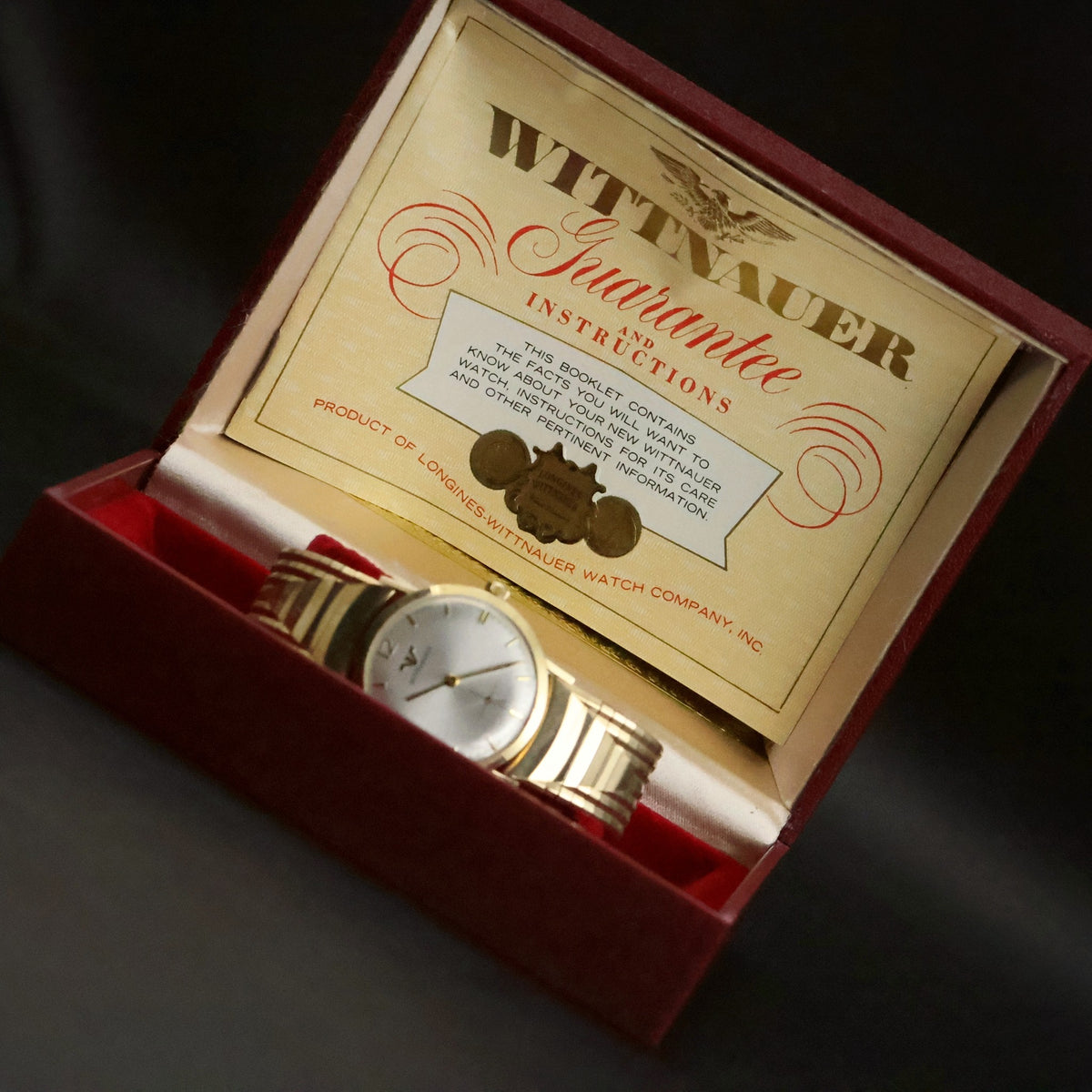 Wittnauer | Silver Dial | 10K Rolled Gold Plate | Boxed with Guarantee Booklet, view 1