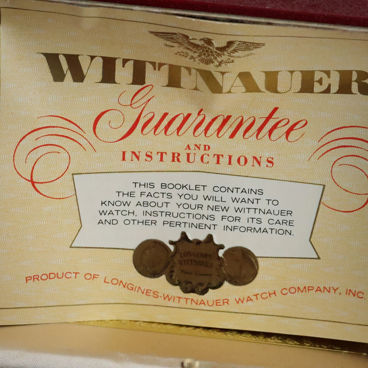 Wittnauer | Silver Dial | 10K Rolled Gold Plate | Boxed with Guarantee Booklet, view 2
