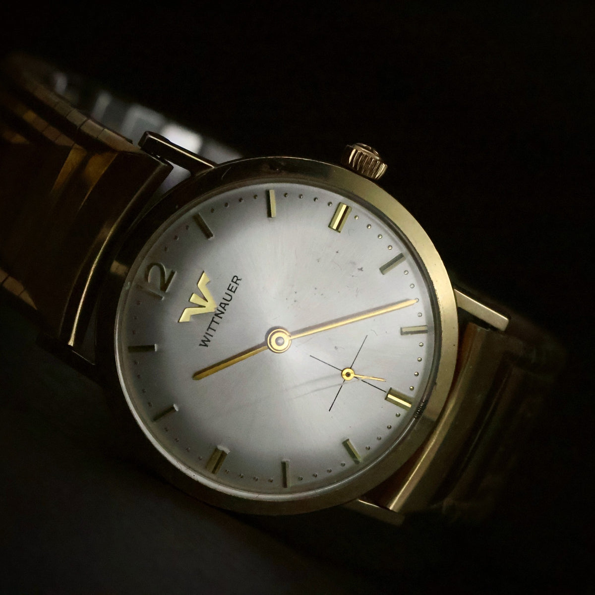Wittnauer | Silver Dial | 10K Rolled Gold Plate | Boxed with Guarantee Booklet, view 9