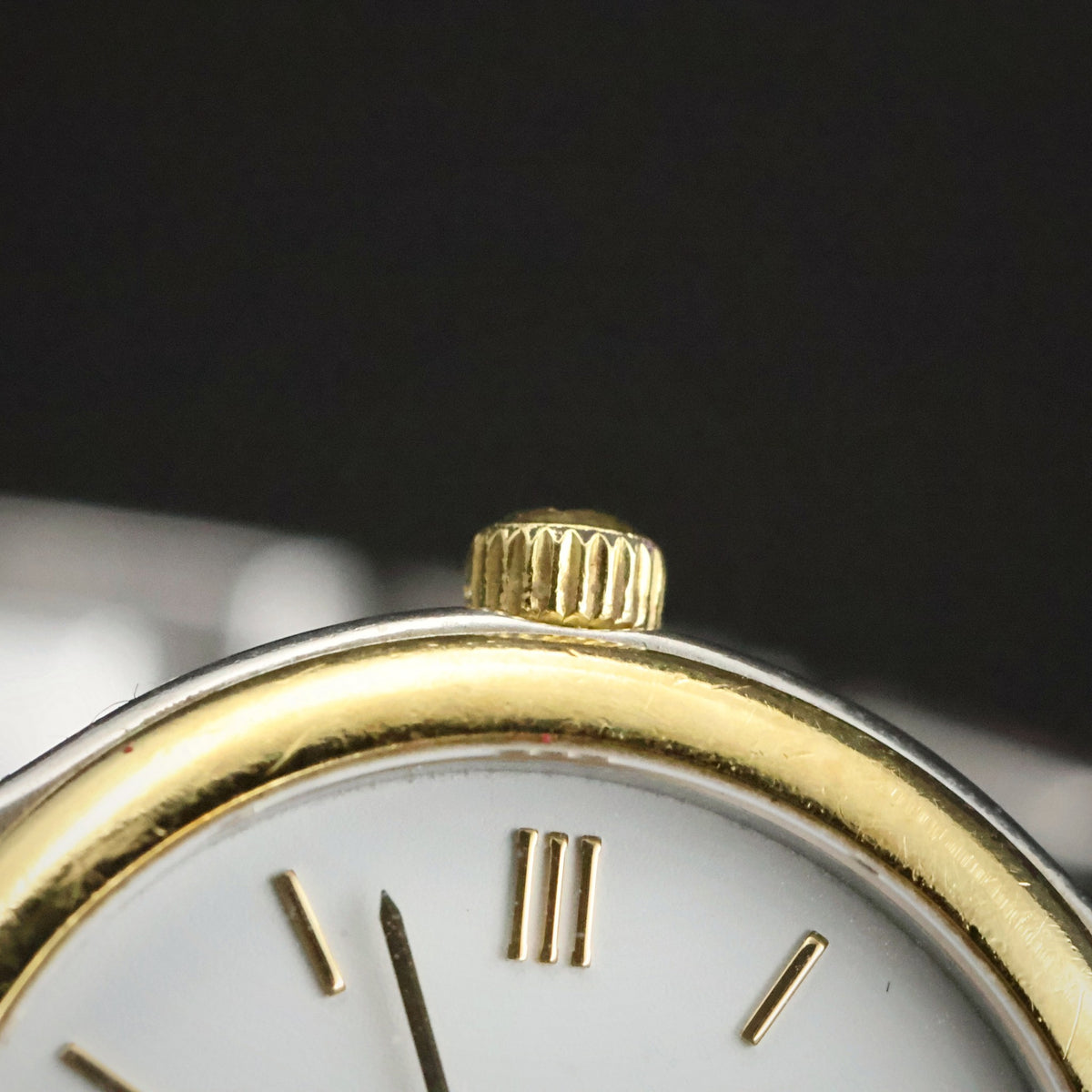 Omega De Ville | Ladies Quartz | Two-Tone | White Roman Dial | Full Set, view 11