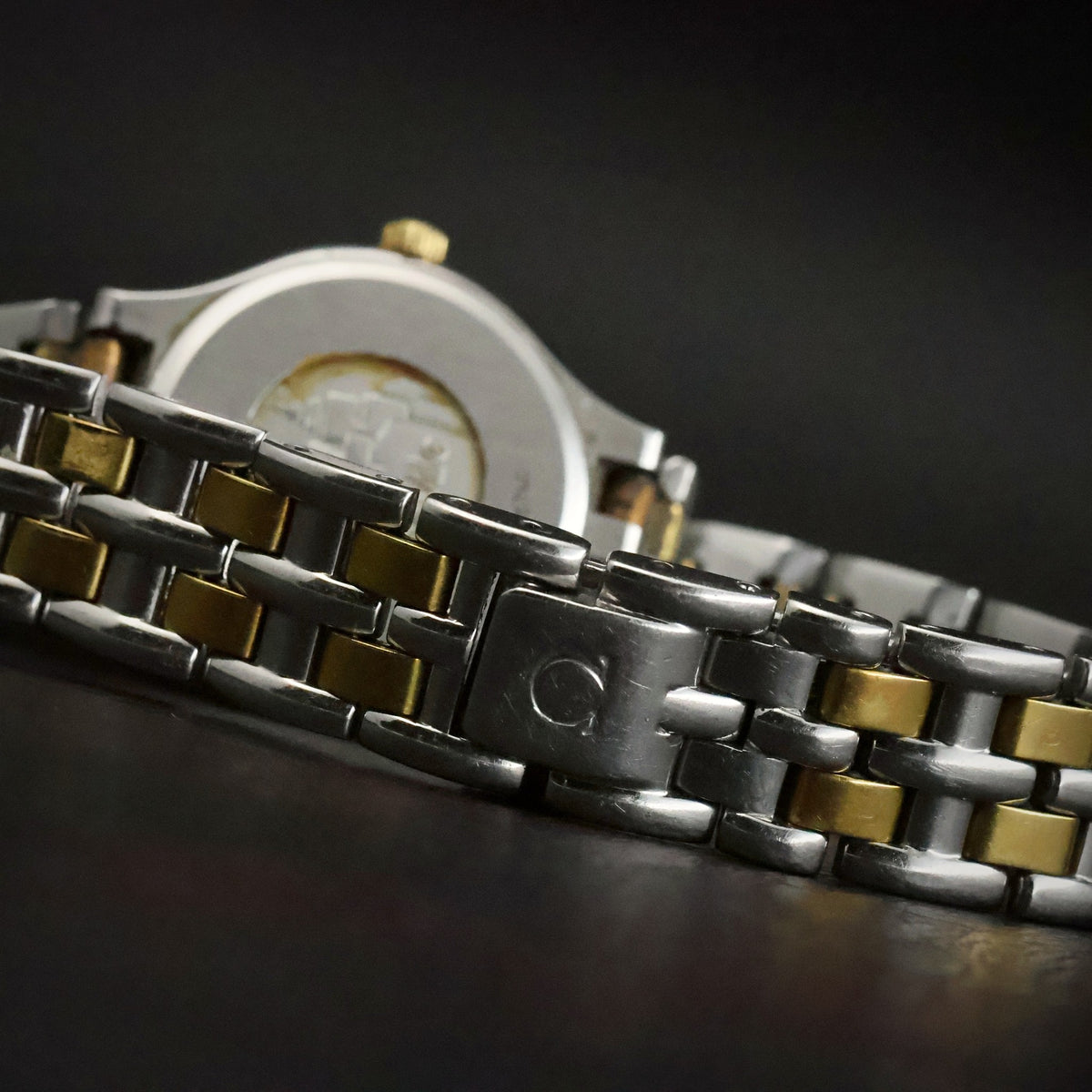 Omega De Ville | Ladies Quartz | Two-Tone | White Roman Dial | Full Set, view 15