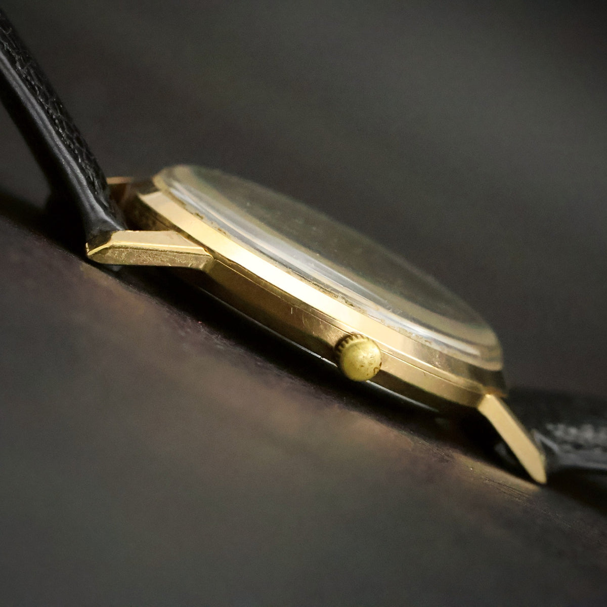 Seiko Crown | Silver Dial | Gold-Plated | Manual Wind | Diashock 19 Jewels, view 10