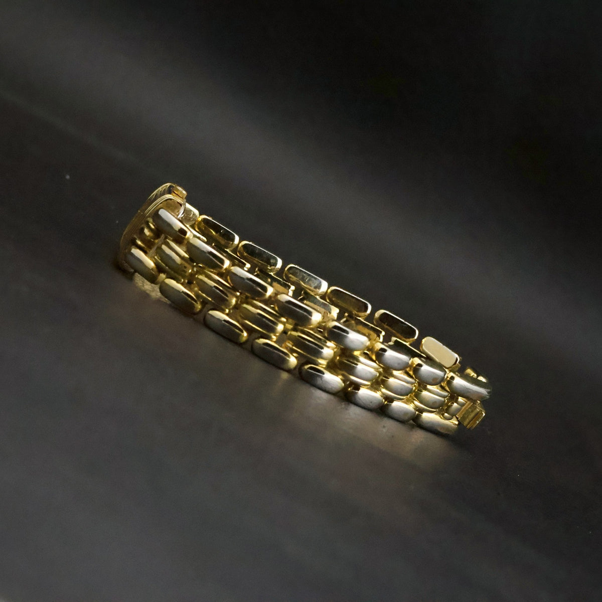 Citizen Elegance | Two-Tone Roman Dial | Gold-Tone Rectangular | Fancy-Link Bracelet, view 7