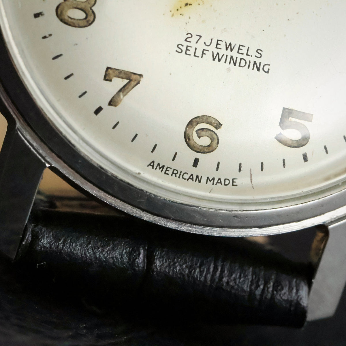 Elgin Durapower | Silver Arabic Dial | 27 Jewels Self Winding | Stainless Steel, view 10