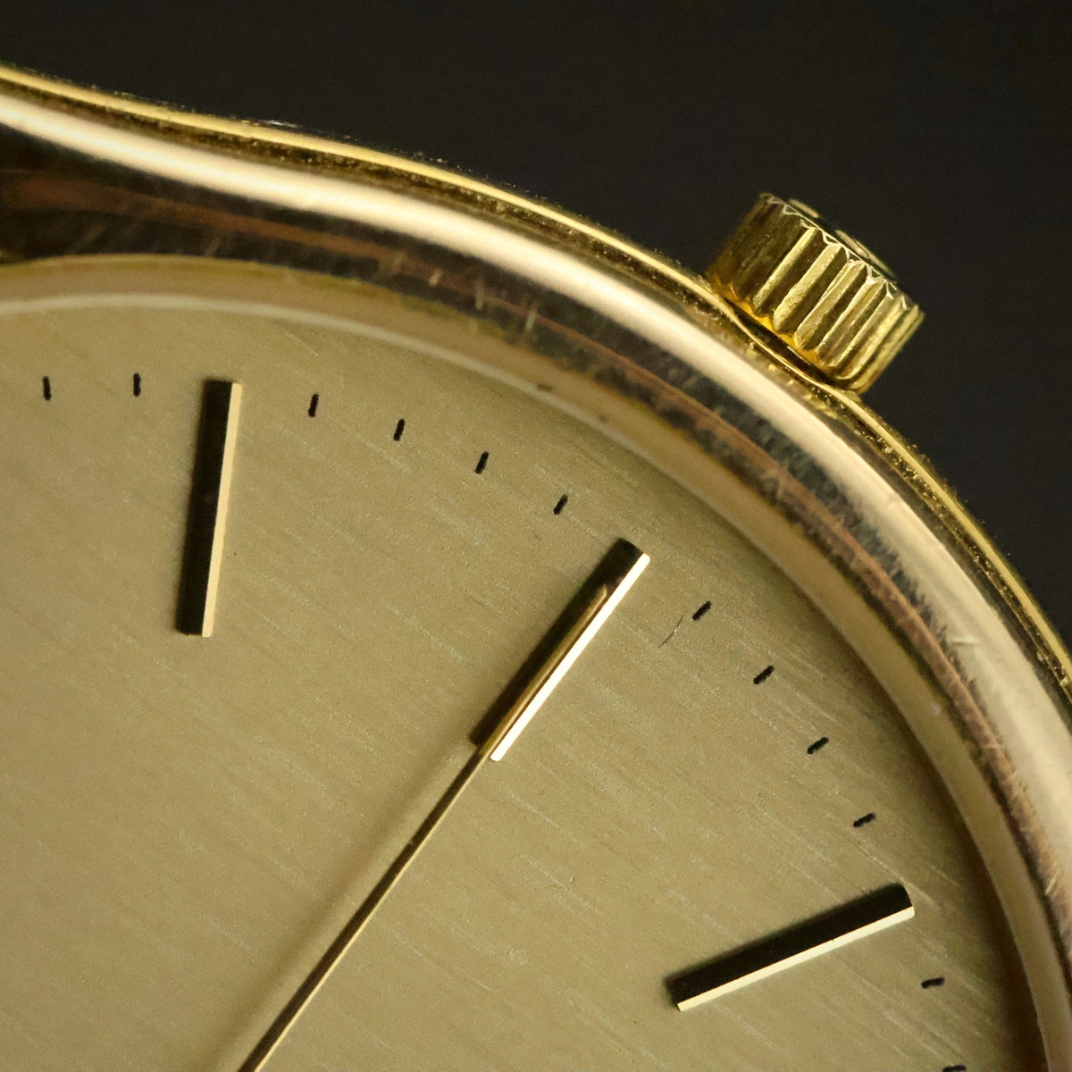 Omega De Ville | Champagne Dial | Gold-Plated | Quartz | Flared Lugs, view 9