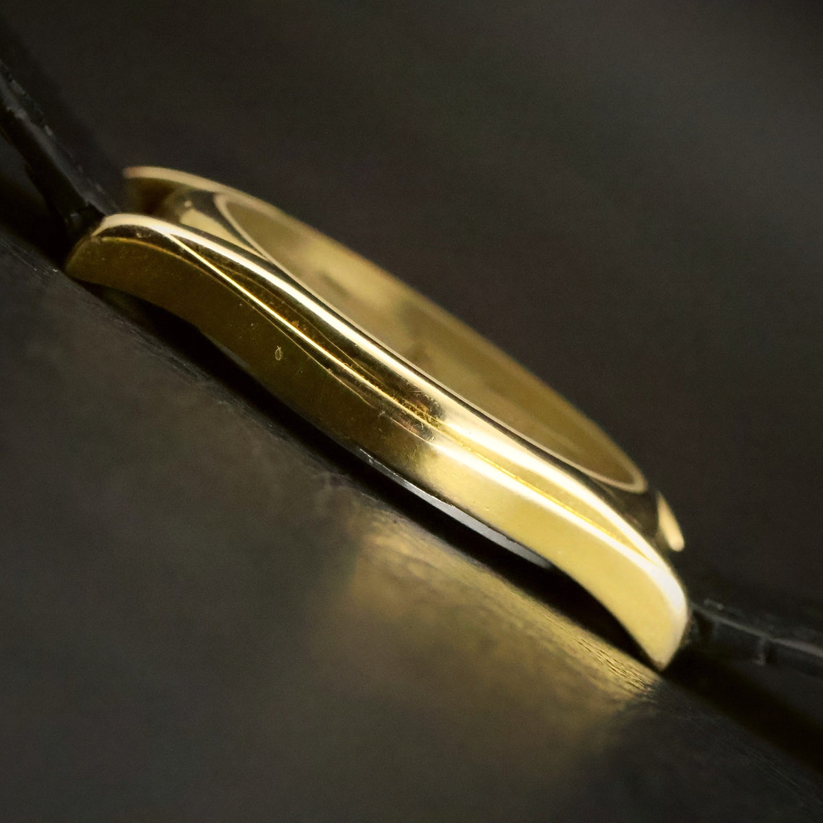 Omega De Ville | Champagne Dial | Gold-Plated | Quartz | Flared Lugs, view 16
