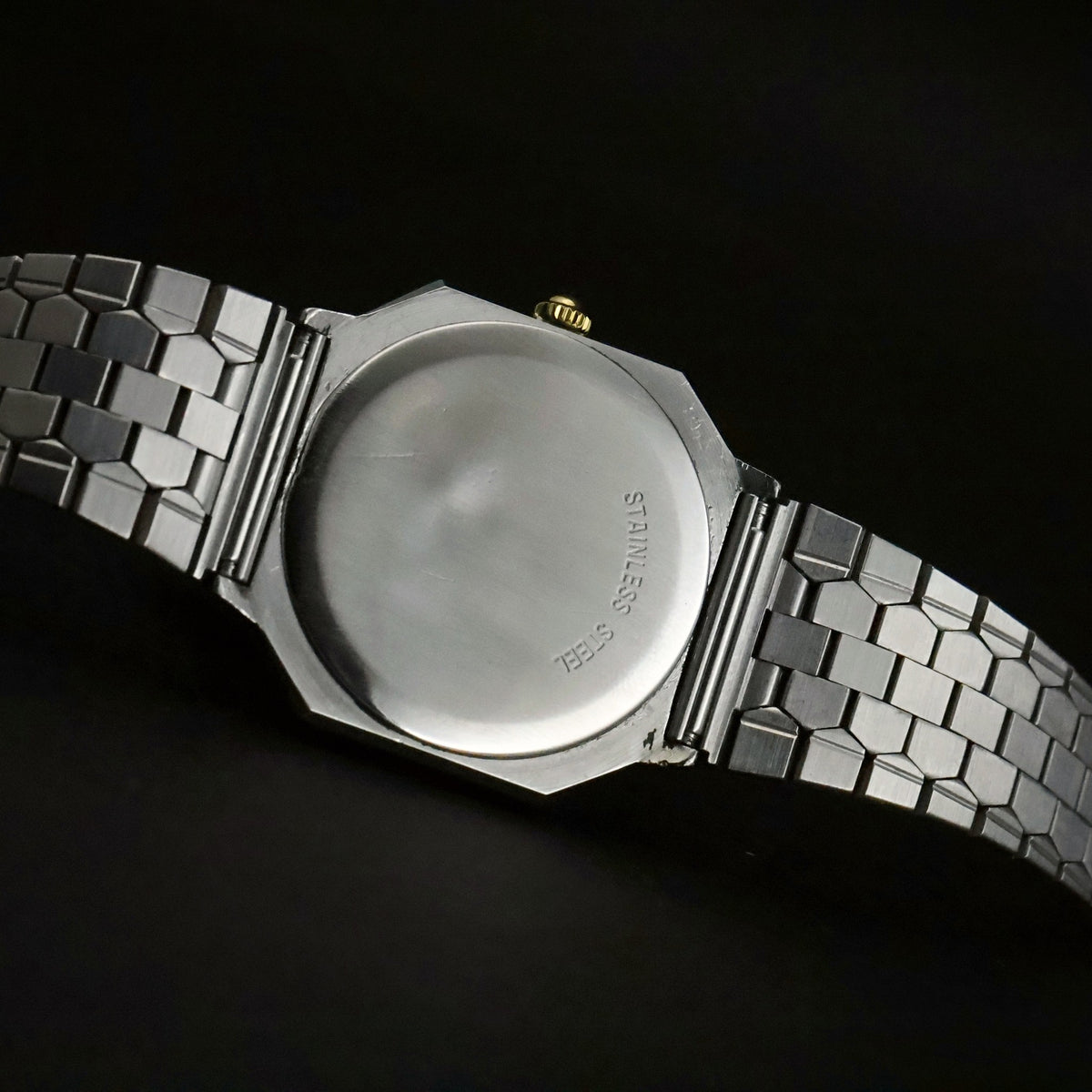 Longines Quartz | Octagonal Two-Tone | White Roman Dial | Integrated Bracelet, view 21