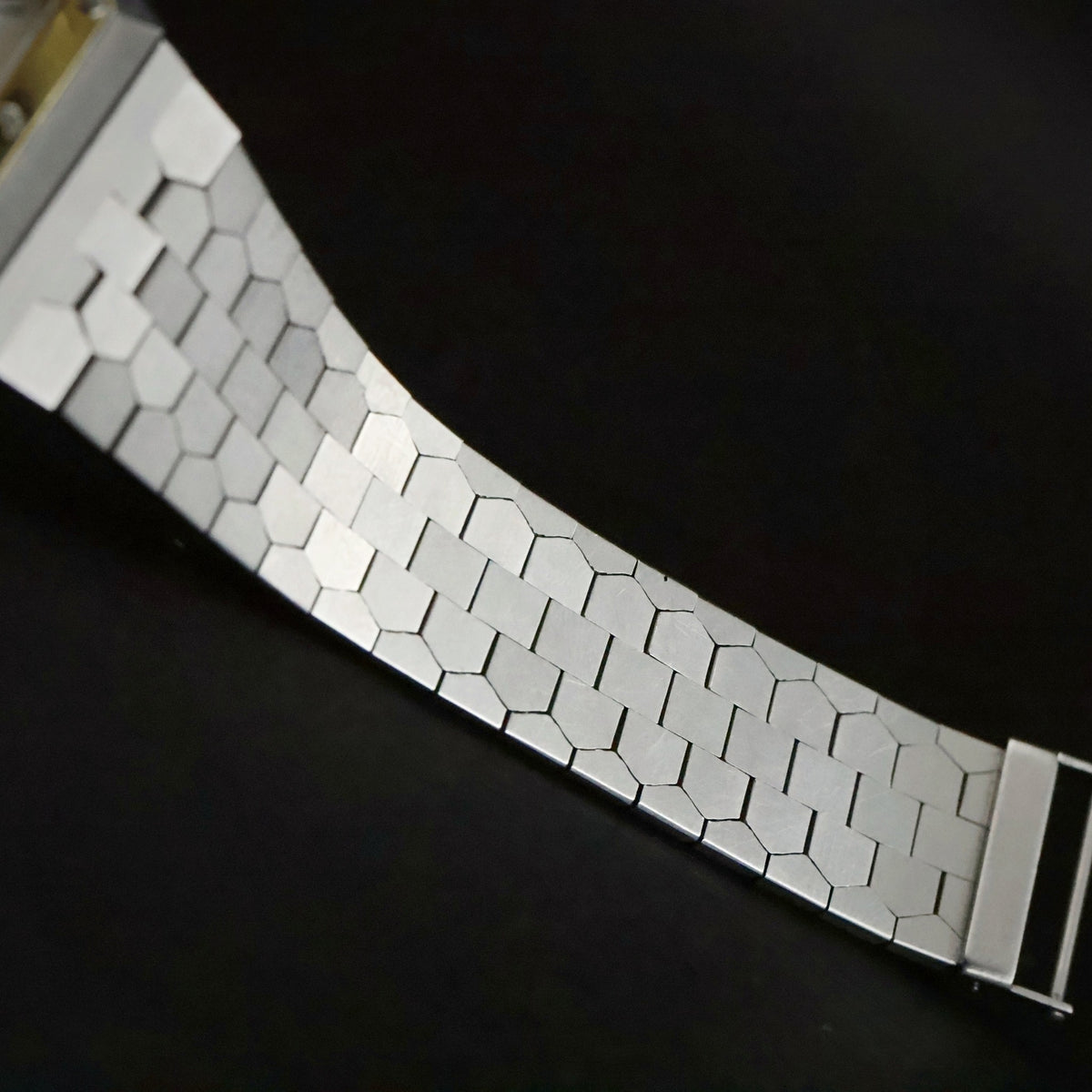 Longines Quartz | Octagonal Two-Tone | White Roman Dial | Integrated Bracelet, view 22