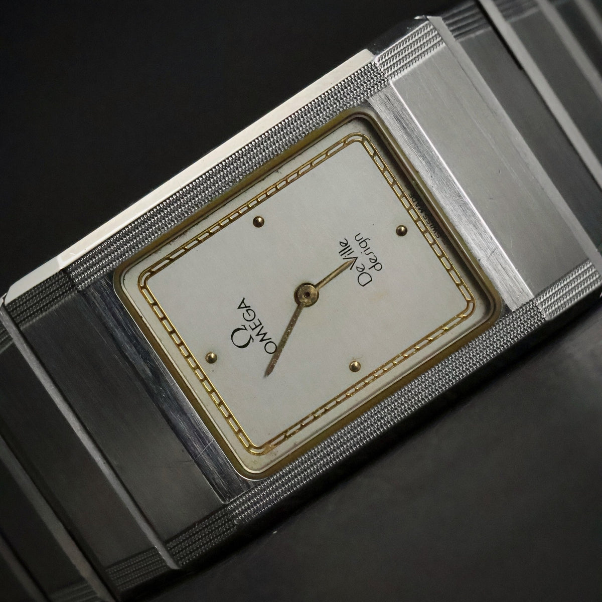 Omega De Ville Design | Steel Rectangular | Full Set | Matching 1984 Guarantee, view 13
