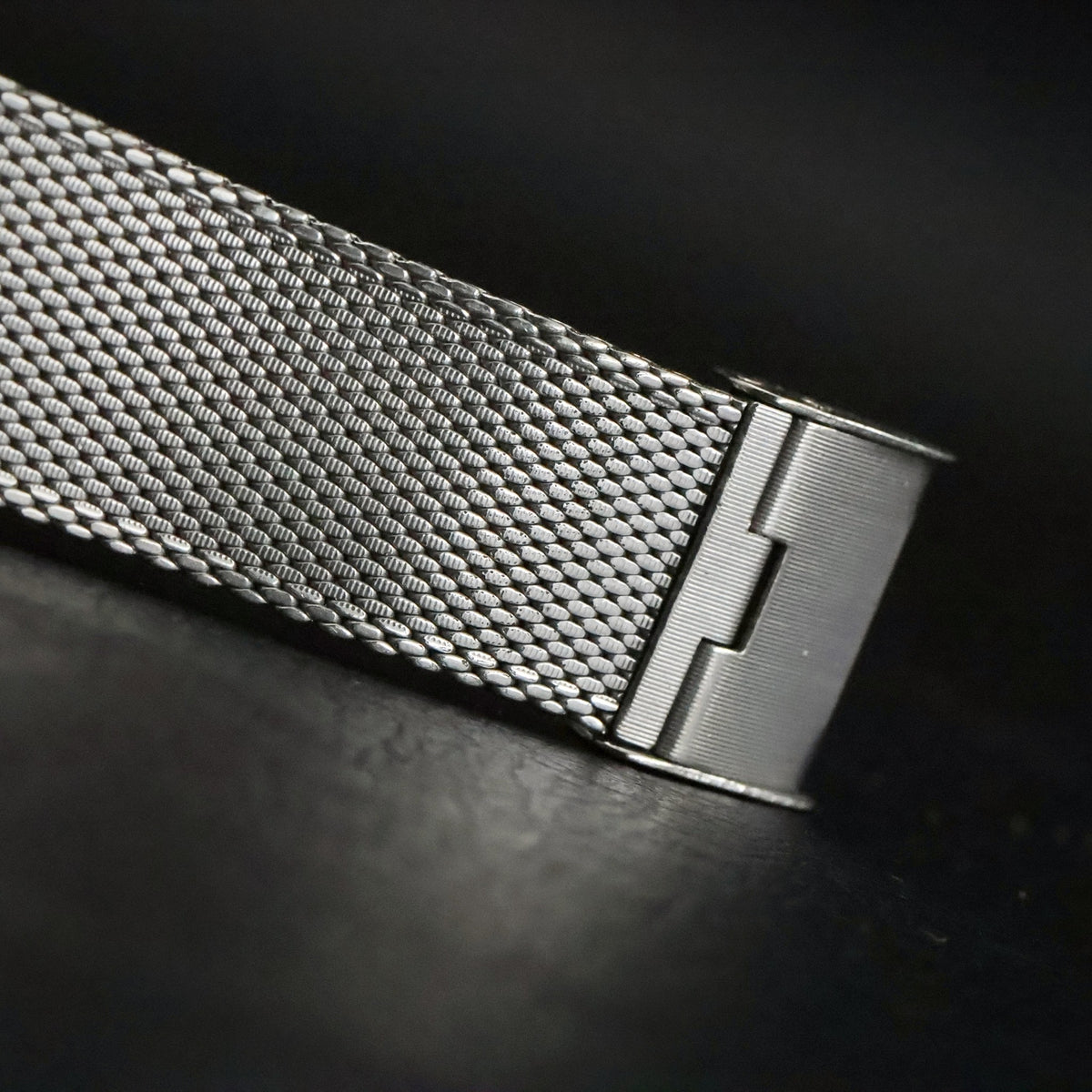 Longines Diamond Dial | White Gold Filled Square | Kestenmade Mesh | Wittnauer Box and Guarantee, view 21