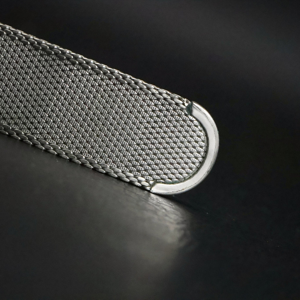 Longines Diamond Dial | White Gold Filled Square | Kestenmade Mesh | Wittnauer Box and Guarantee, view 22