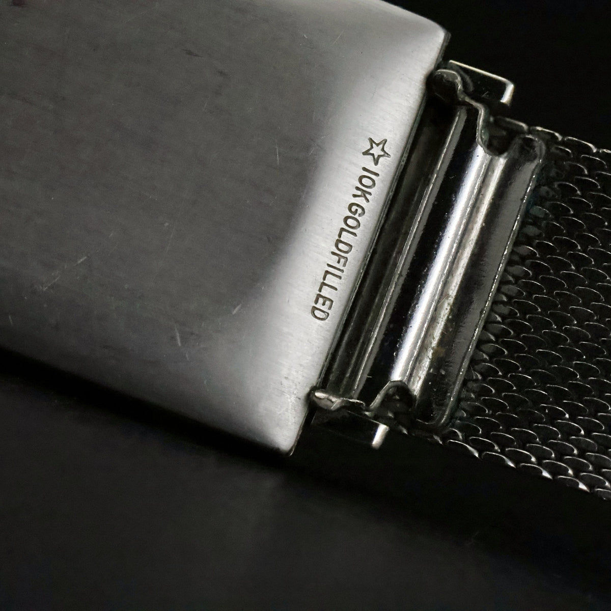 Longines Diamond Dial | White Gold Filled Square | Kestenmade Mesh | Wittnauer Box and Guarantee, view 29