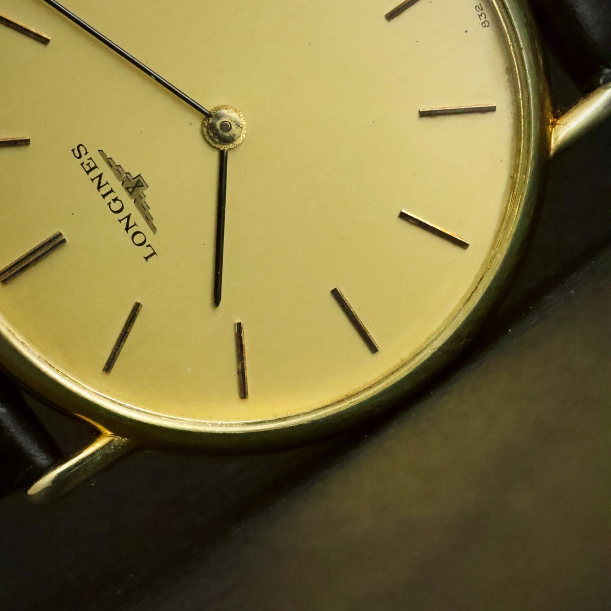 Longines Ultra-Thin Quartz | Champagne Dial | Gold Plated | Full Set with 1984 Certificate, view 21