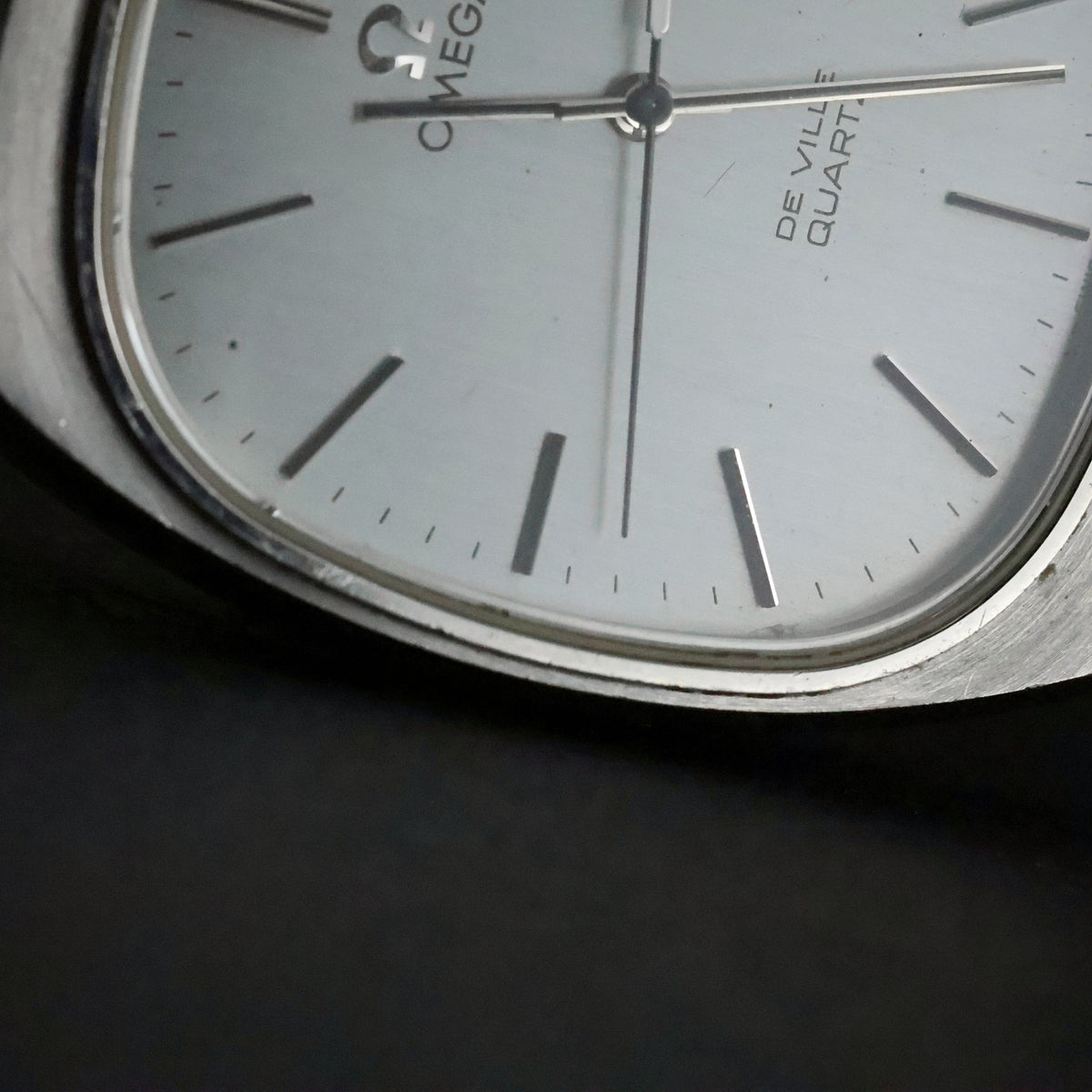 Omega De Ville Quartz | Blue-Grey Dial | Steel TV Case | Omega Bracelet | Boxed, view 14