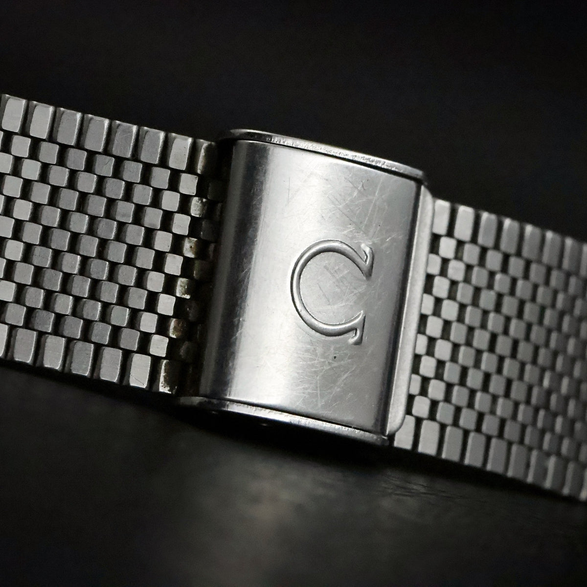 Omega De Ville Quartz | Blue-Grey Dial | Steel TV Case | Omega Bracelet | Boxed, view 17
