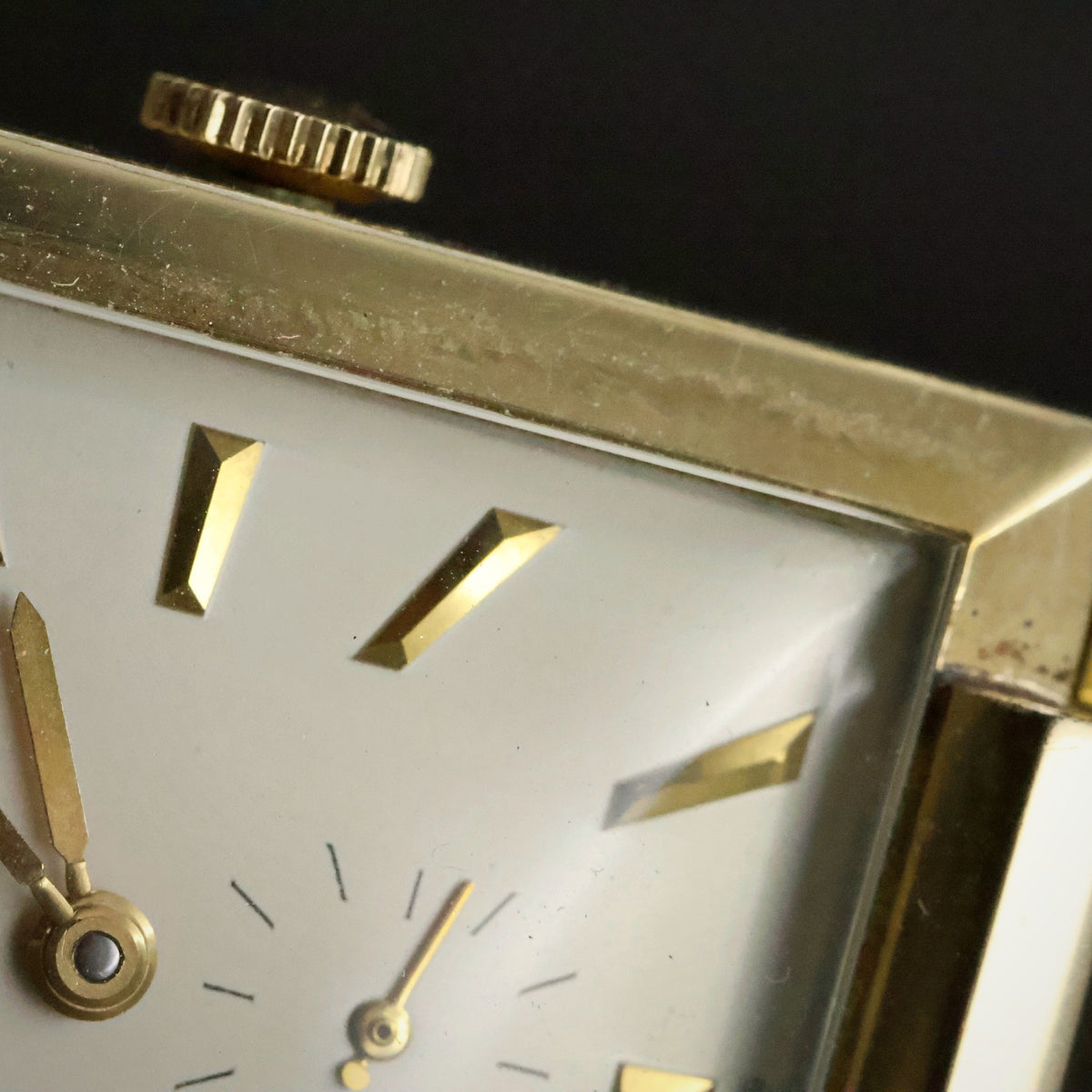 Longines Manual Wind | Rectangular 10K Gold Filled | Hooded Lugs | Sub Seconds, view 6