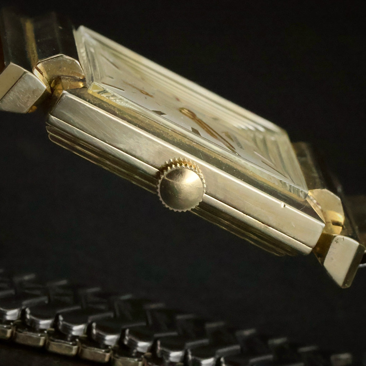 Longines Manual Wind | Rectangular 10K Gold Filled | Hooded Lugs | Sub Seconds, view 17