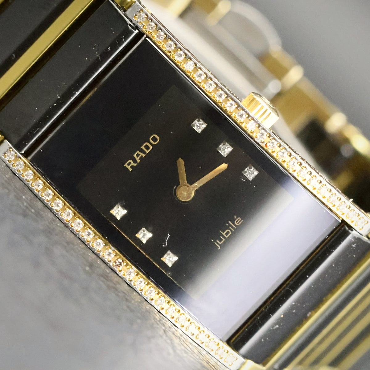 Rado DiaStar Integral Jubile | Black Ceramic | Diamond-Set | Gold PVD, view 8