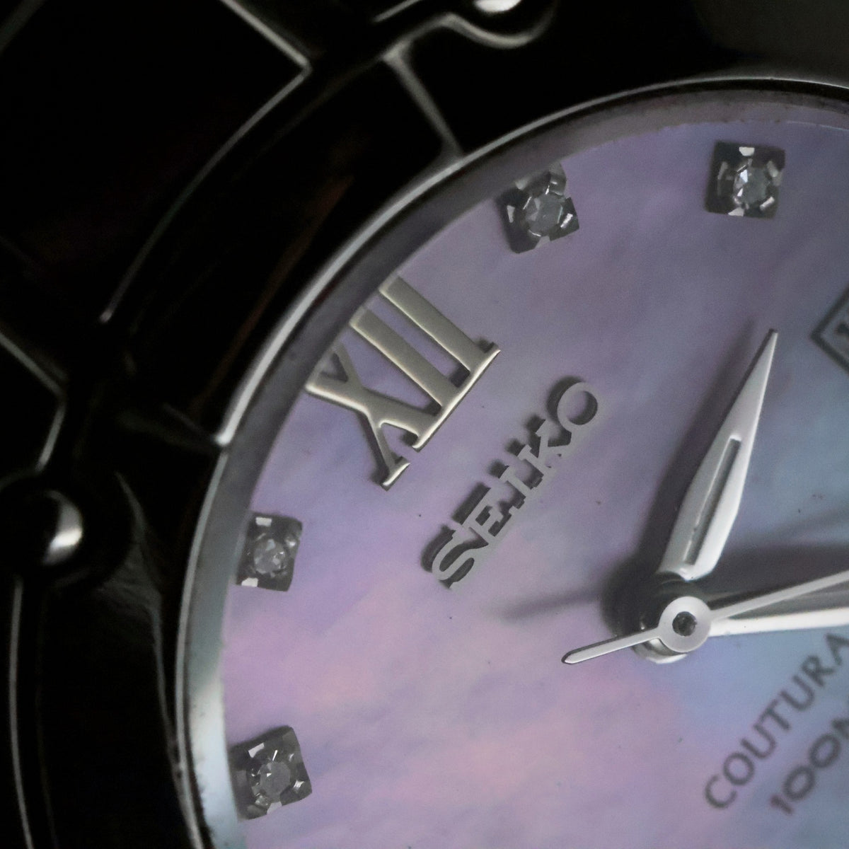 Seiko Coutura Ladies | Pink Mother-of-Pearl | Diamond Markers | Sapphire Crystal, view 6