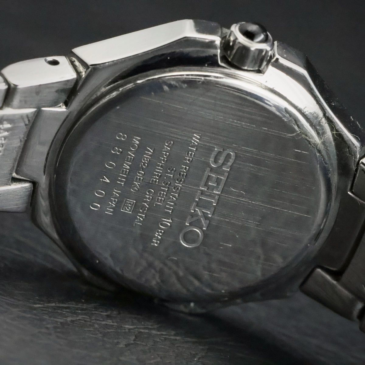 Seiko Coutura Ladies | Pink Mother-of-Pearl | Diamond Markers | Sapphire Crystal, view 12