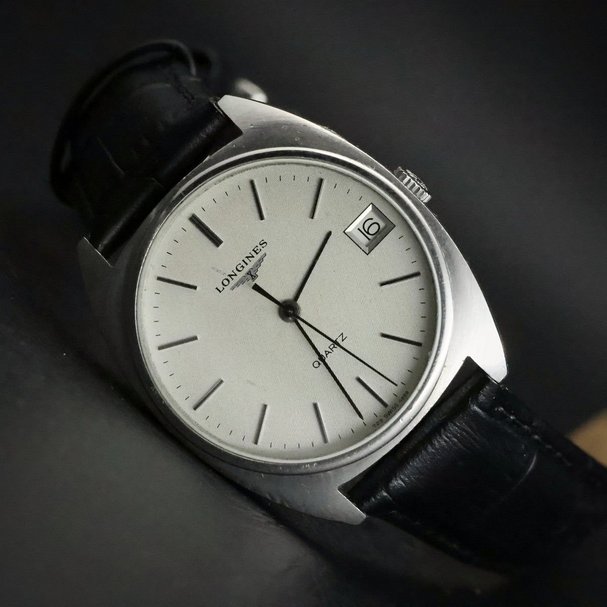 Longines Quartz | Tapisserie Silver Dial | Steel | Calibre L729 | 1980s, view 14