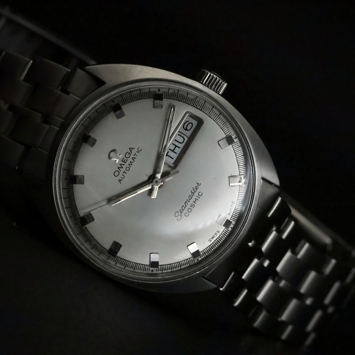 Omega Seamaster Cosmic | Ref 166.036 | Automatic Day-Date | Steel | Omega Bracelet, view 2