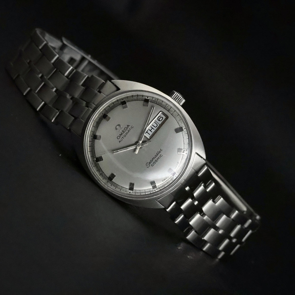 Omega Seamaster Cosmic | Ref 166.036 | Automatic Day-Date | Steel | Omega Bracelet, view 3