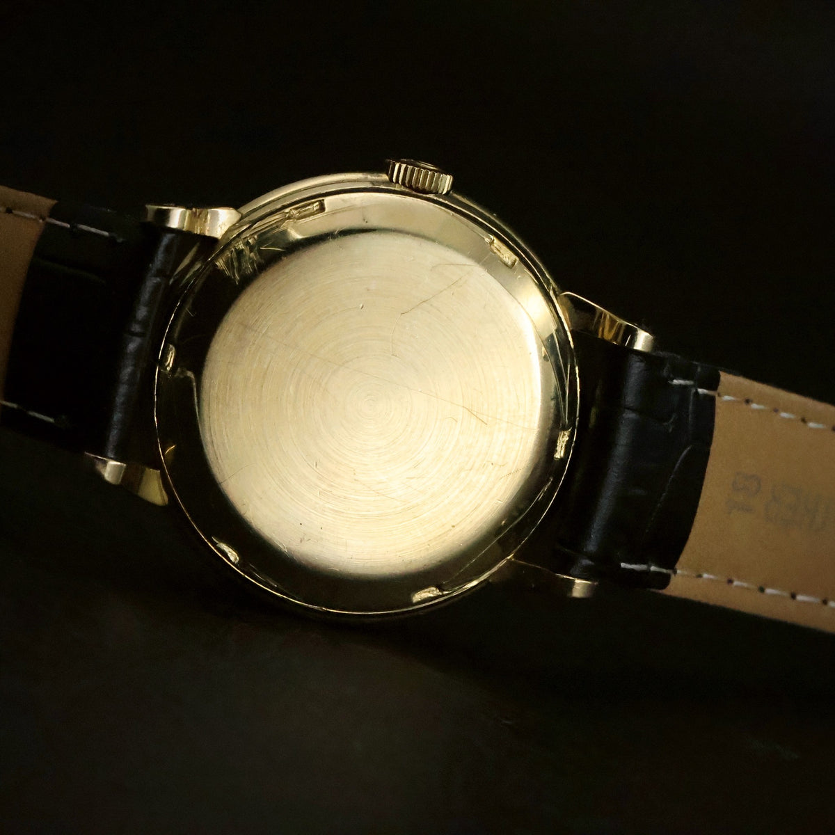 Omega Automatic | Cream Dial | Arrowhead Markers | 14K Gold Filled | 1950s, view 16