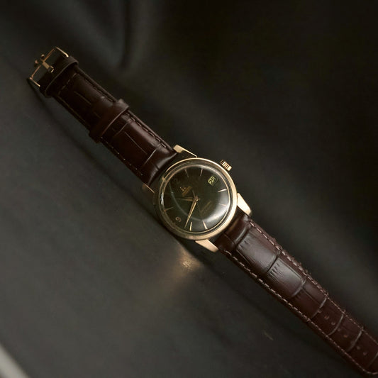 Omega Seamaster Calendar | Black Dial | Rose Gold-Tone | Automatic Date | 1950s, view 2