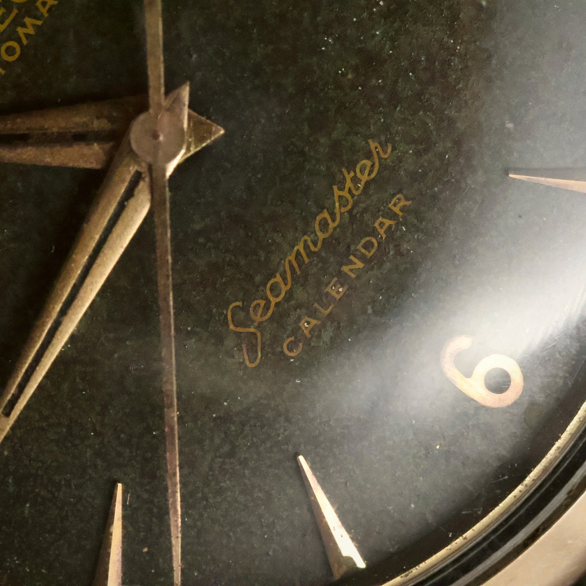 Omega Seamaster Calendar | Black Dial | Rose Gold-Tone | Automatic Date | 1950s, view 12