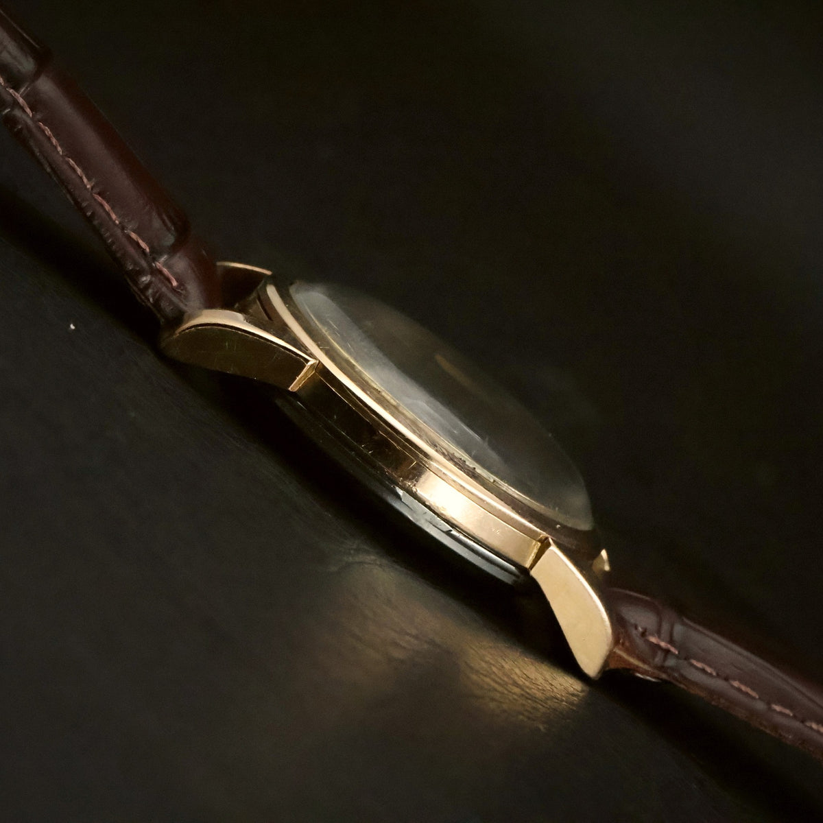 Omega Seamaster Calendar | Black Dial | Rose Gold-Tone | Automatic Date | 1950s, view 19